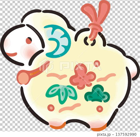 2027羊年新年黏土鈴鐺水彩手繪插畫日式幸運符,松樹、竹子、梅花,新年賀卡素材 2027羊年新年黏土鈴鐺水彩手繪插畫日式幸運符,松樹、竹子、梅花,新年賀卡素材 137592990