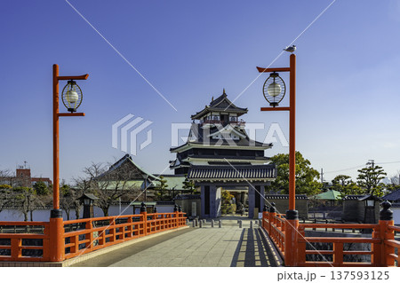 清須　清洲城　大手橋　愛知県清須市 137593125