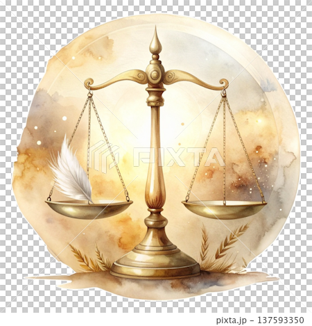 天秤座經典水彩插畫 | 天秤座與十二星座圖案 5 / 傳單與海報素材 天秤座經典水彩插畫 | 天秤座與十二星座圖案 5 / 傳單與海報素材 137593350