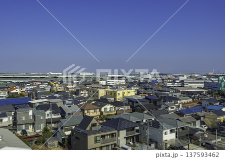 清須 清洲城からの清洲東IC方面 愛知県清須市 清須 清洲城からの清洲東IC方面 愛知県清須市 137593462