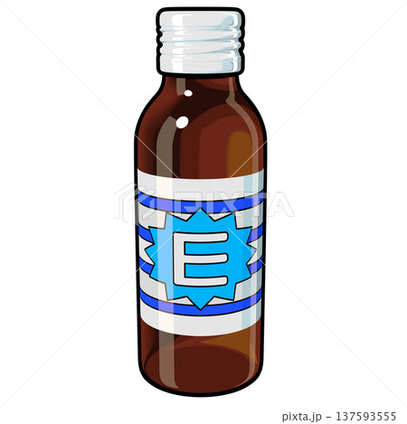 医薬部外品のイラスト素材 一本の栄養ドリンク(1_1) カラー線画表現 医薬部外品のイラスト素材 一本の栄養ドリンク(1_1) カラー線画表現 137593555