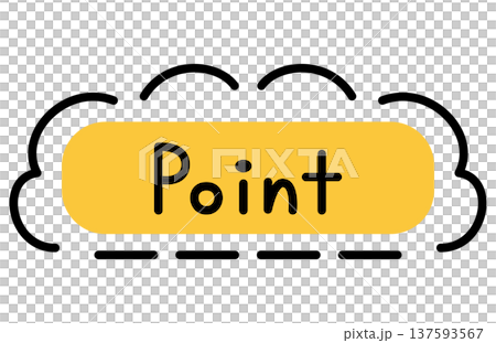 Hand-drawn cute fluffy cloud frame and point letters Hand-drawn cute fluffy cloud frame and point letters 137593567