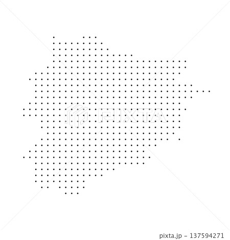 Andorra country dotted map. Black spot pixel illustration isolated on white background. Vector circle mosaic. Andorra country dotted map. Black spot pixel illustration isolated on white background. Vector circle mosaic. 137594271