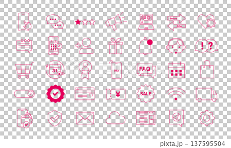 購物行銷圖示集 137595504