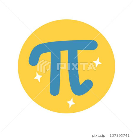 Pi Day Illustration Pi Day Illustration 137595741