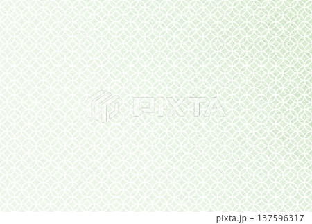 キラキラ輝く繊細な淡い抹茶色の模様に白い七宝柄を重ねた背景画像11 キラキラ輝く繊細な淡い抹茶色の模様に白い七宝柄を重ねた背景画像11 137596317