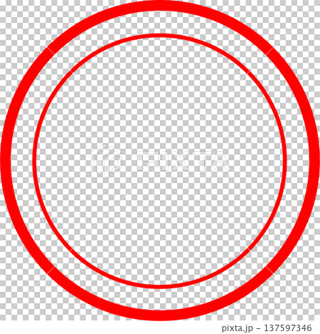 Simple marker | Double circle 137597346