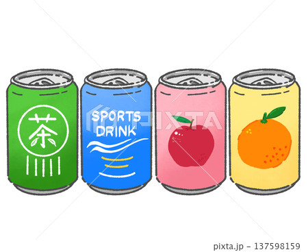 缶の飲み物セット 137598159
