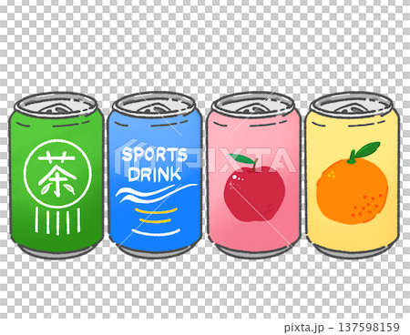 缶の飲み物セット 137598159