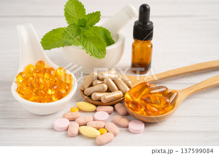 Fish oil vitamin with EPA and DHA,Alternative medicine herbal organic capsule with vitamin E omega 3. 137599084