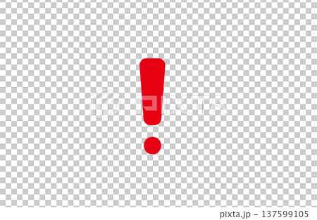 Red exclamation mark icon Red exclamation mark icon 137599105