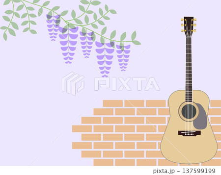 藤の花と音楽のバックグランド 藤の花と音楽のバックグランド 137599199