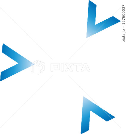 シンプルなマーカー｜ロックオン[青色] 137600037