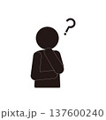 疑問に思う人のピクトグラム 137600240
