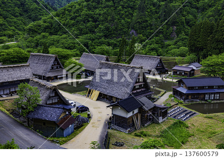 五箇山 菅沼集落の風景 五箇山 菅沼集落の風景 137600579
