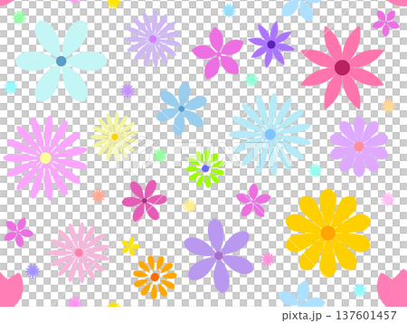 Flower seamless pattern A-1 Flower seamless pattern A-1 137601457