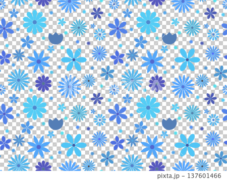 Floral seamless pattern C-1' 137601466