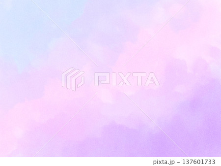 水彩で描いた紫陽花色の抽象背景 137601733