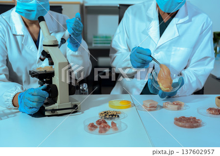 Microbiologists & Nutrition Specialists and medicine, Molecular Analysis in Food Science Labs. 137602957