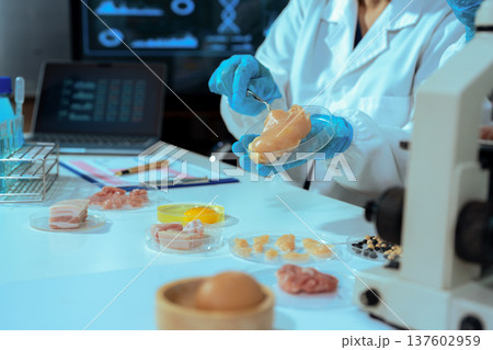 Microbiologists & Nutrition Specialists and medicine, Molecular Analysis in Food Science Labs. Microbiologists & Nutrition Specialists and medicine, Molecular Analysis in Food Science Labs. 137602959