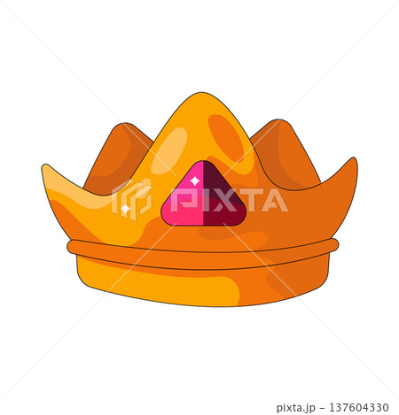 Illustration of crown  137604330