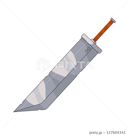 Illustration of sword 137604341