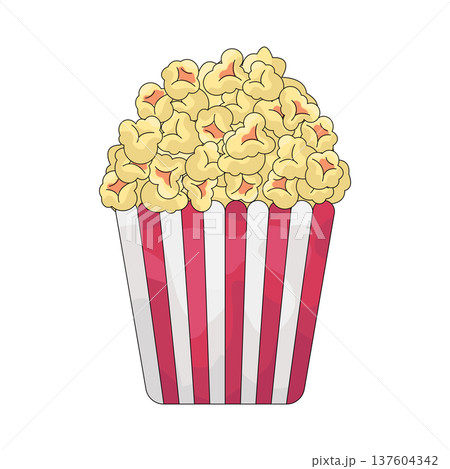 Illustration of Popcorn  137604342