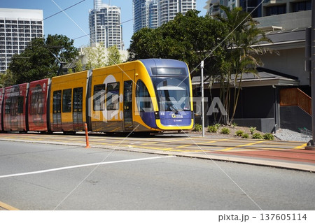 Gold coast tram 137605114