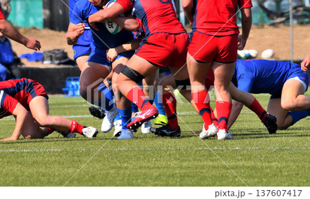 ラグビー、高校ラグビー 137607417