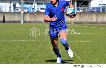ラグビー、高校ラグビー 137607420