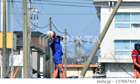 ラグビー、高校ラグビー 137607423