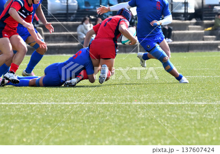 ラグビー、高校ラグビー 137607424