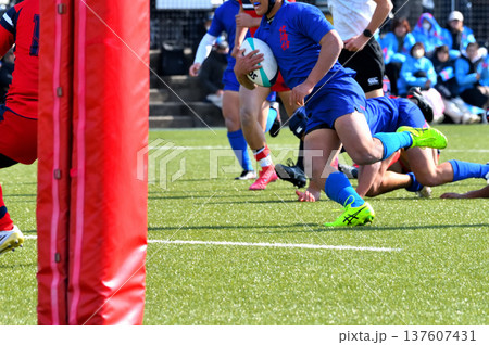 ラグビー、高校ラグビー 137607431