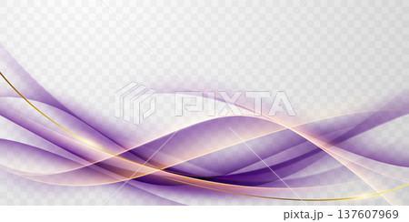Abstract purple wave background with luxurious elements. Vector illustration. Abstract purple wave background with luxurious elements. Vector illustration. 137607969