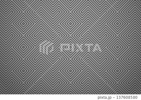 Abstract geometric pattern. A seamless vector background. Gray and black ornament. Graphic modern pattern. Simple lattice graphic design 137608580