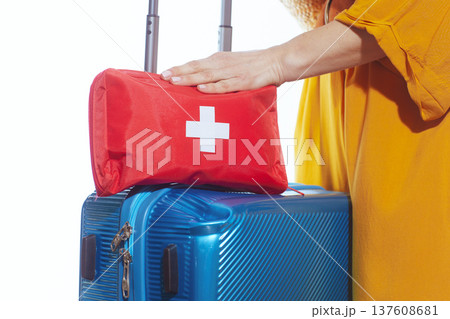 Preparing Medical Kit for Vacation Travel 137608681
