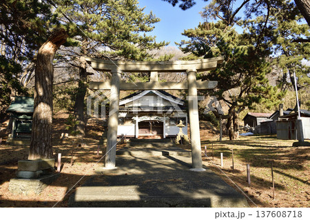 早春の北海道上ノ国町で石崎八幡神社境内の風景を撮影 早春の北海道上ノ国町で石崎八幡神社境内の風景を撮影 137608718
