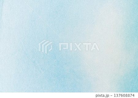 やわらかなブルーの紙質素材 137608874
