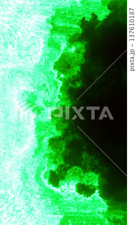 Abstract green marble ink texture with organic fluid waves and dark contrast, vibrant natural pattern background with smoky diffusion Abstract green marble ink texture with organic fluid waves and dark contrast, vibrant natural pattern background with smoky diffusion 137610187