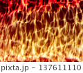 赤く燃える炎の抽象的な背景 137611110