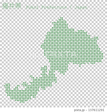 Vector illustration map of Japan: Fukui prefecture map Vector illustration map of Japan: Fukui prefecture map 137611291