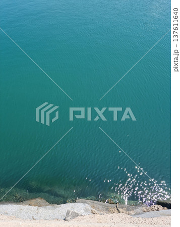 It is a sparkling sea surface It is a sparkling sea surface 137611640