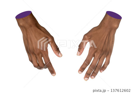 Hand gesture touching, holding, grabbing, and grasping with both right and left hands in interaction Hand gesture touching, holding, grabbing, and grasping with both right and left hands in interaction 137612602