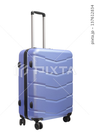 large wheeled carryon suitcase with telescopic handle. polycarbonate bag design. Closed hardshell large wheeled carryon suitcase with telescopic handle. polycarbonate bag design. Closed hardshell 137612834