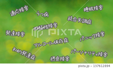 【精神科】主な疾病名 【精神科】主な疾病名 137612894