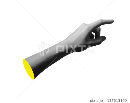 Hand pointing forward isolated background. Extended index finger indicating direction minimal composition. Guidance and navigation concept.. Hand pointing forward isolated background. Extended index finger indicating direction minimal composition. Guidance and navigation concept.. 137613100