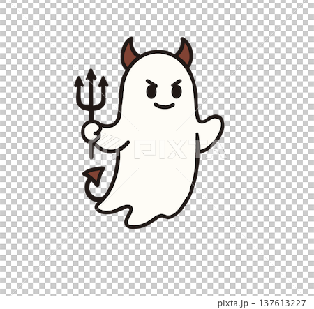 Cute Demon Ghost Illustrations Cute Demon Ghost Illustrations 137613227