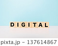DIGITALブロック文字 137614867