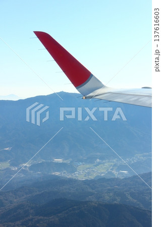 フライト中の飛行機 137616603