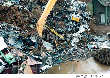 collection and recycling of scrap metal 137617459